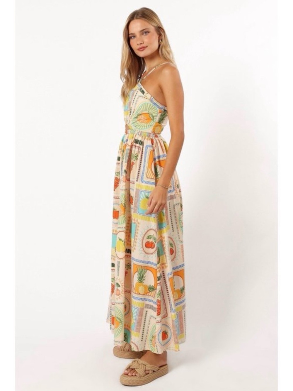 Runaway The Label Fruit-Print Maxi Dress ๐ - Picture 2 of 8
